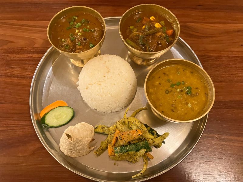 京都 タージマハルエベレスト烏丸御池店のダルバート